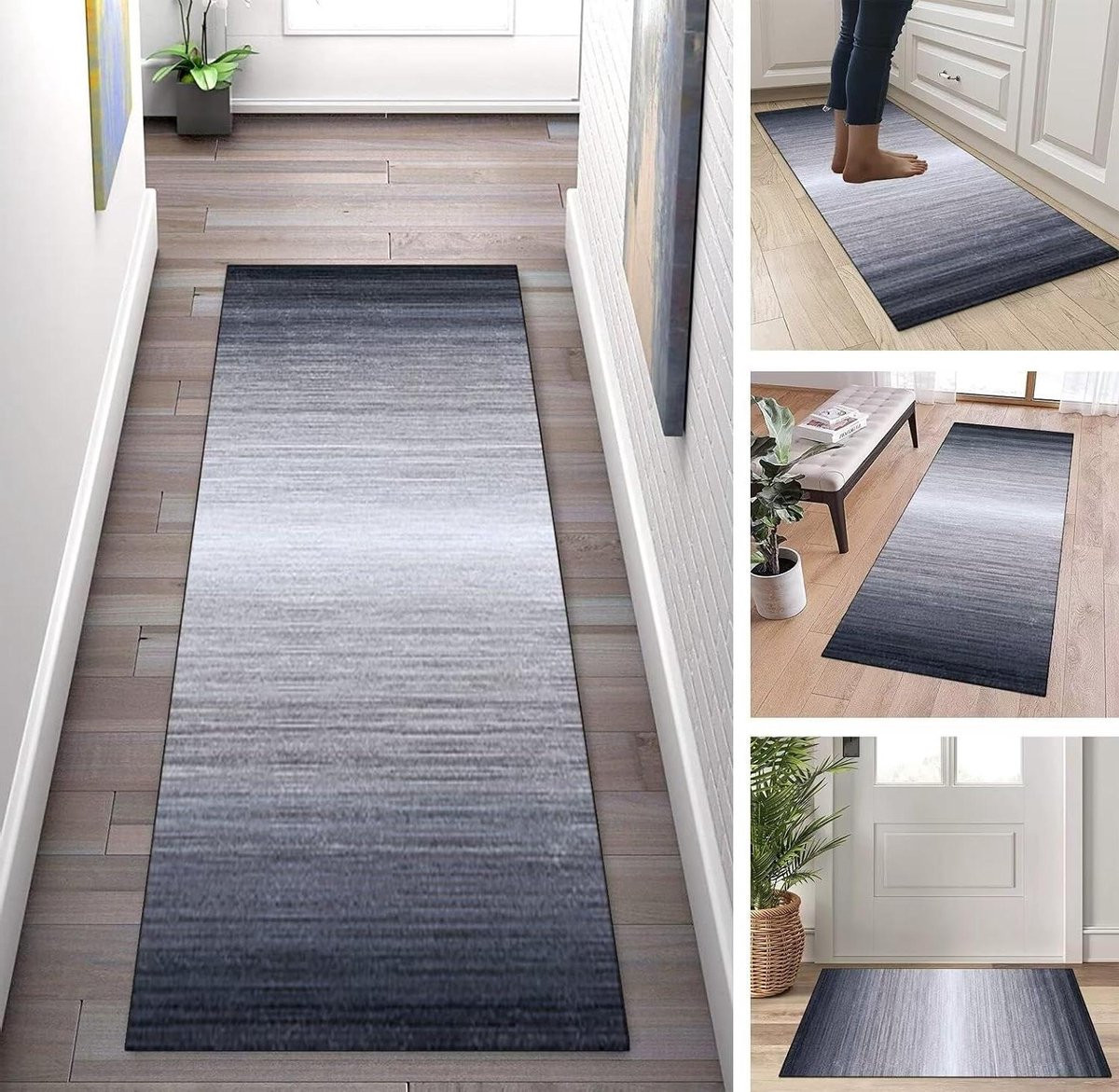 Wasbare antislip keukenloper voor keuken en gang, 60 x 180 cm