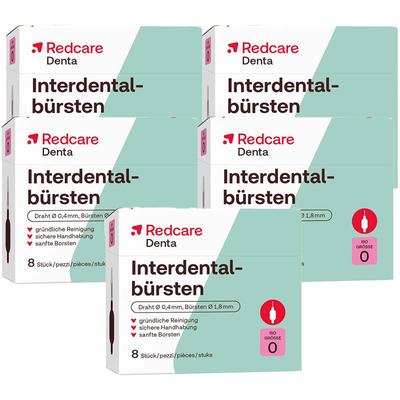 Redcare Interdentalbürsten Fünferpack 5x8 St Zahnbürste
