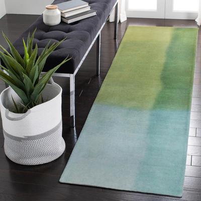 Lush Decor Piazza Stripes Indoor Rug Sea Breeze