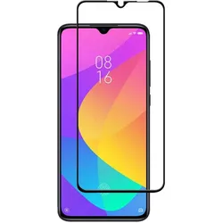 Screenguard Xiaomi Mi 9 Lite Full Screen Panzerglas Schutzfolie 2.5D 9H (Xiaomi Mi 9 Lite), Smartphone Schutzfolie, Schwarz