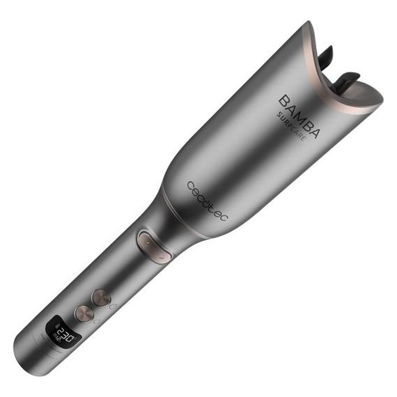 Cecotec Bamba SurfCare 850 Magic Waves Vision Curling Iron with Digital Motor, Ceramic Coating, Adjustable T (04233)