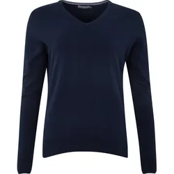 Cross Cross Pullover Classic V-Neck, navy