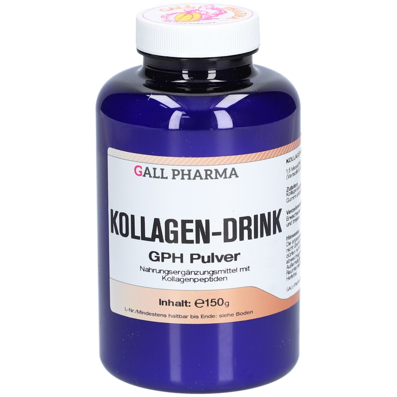 Kollagen-Drink Zitronengeschmack GPH Pulver 150 g