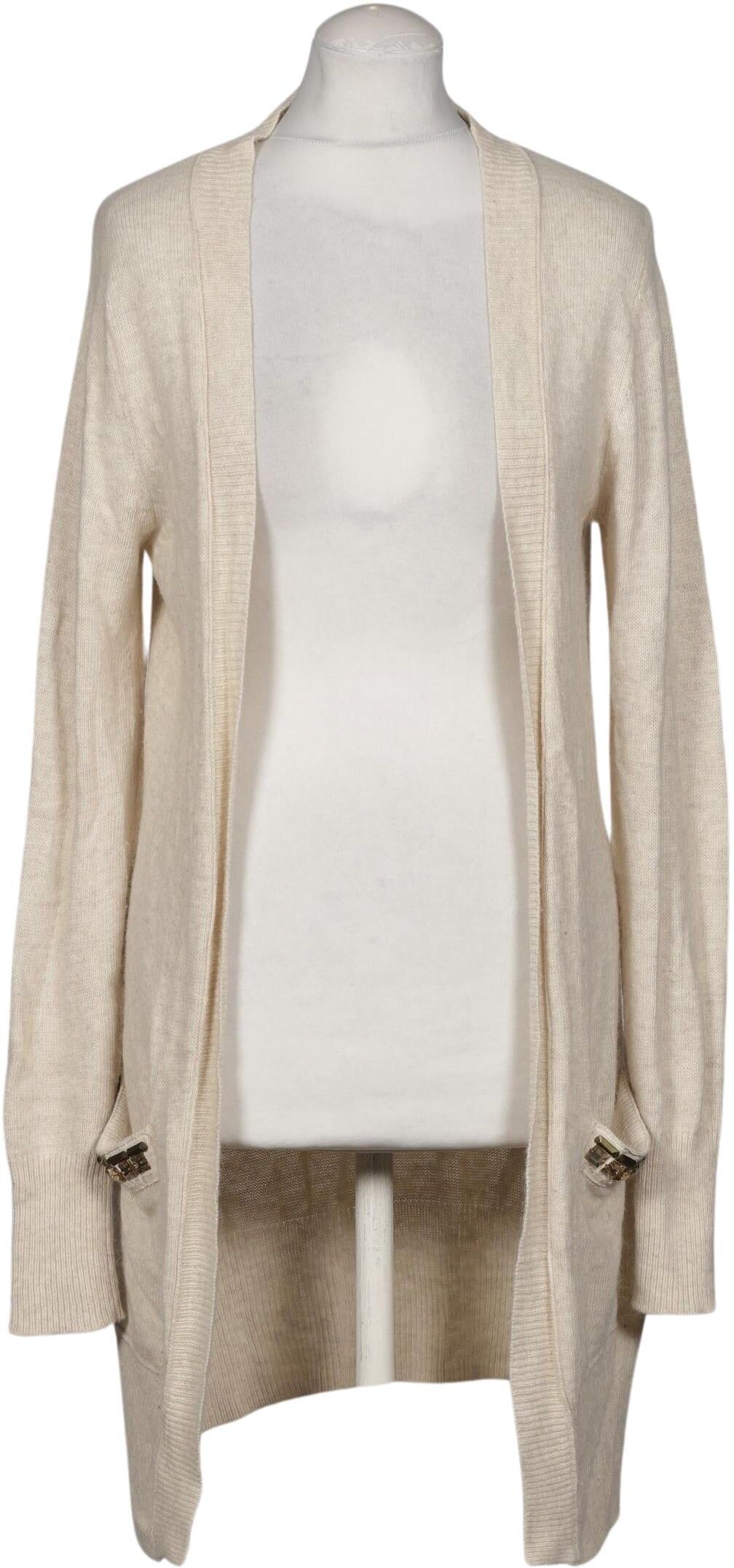 Christian Berg Damen Strickjacke, Beige, Gr. EU 38, Viskose / Synthetik / Angorawolle - Second Hand