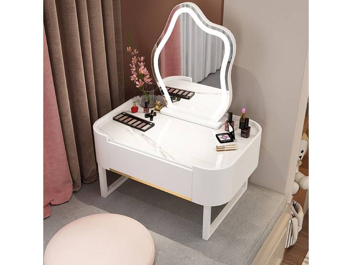 Bijoux femmes Coiffeuse ornements maquillage Style de luxe Coiffeuse étagère Design Coiffeuse meubles accessoires