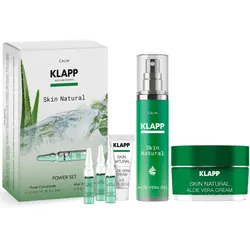 Aloe Vera SET: KLAPP Cosmetics Skin Natural Aloe Vera Gel + Power Set + Aloe Vera Cream 109ml