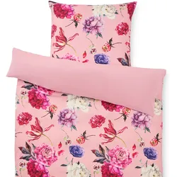 Tchibo - Renforcé-Bettwäsche - rosa
