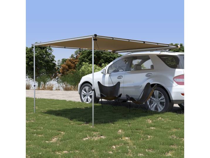 vidaXL Wohnwagen-Markise 2,4x3x2,15 m Beige