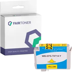 Kompatibel für Epson Stylus DX 4450 (C13T07144012 / T0714) Druckerpatrone Gelb