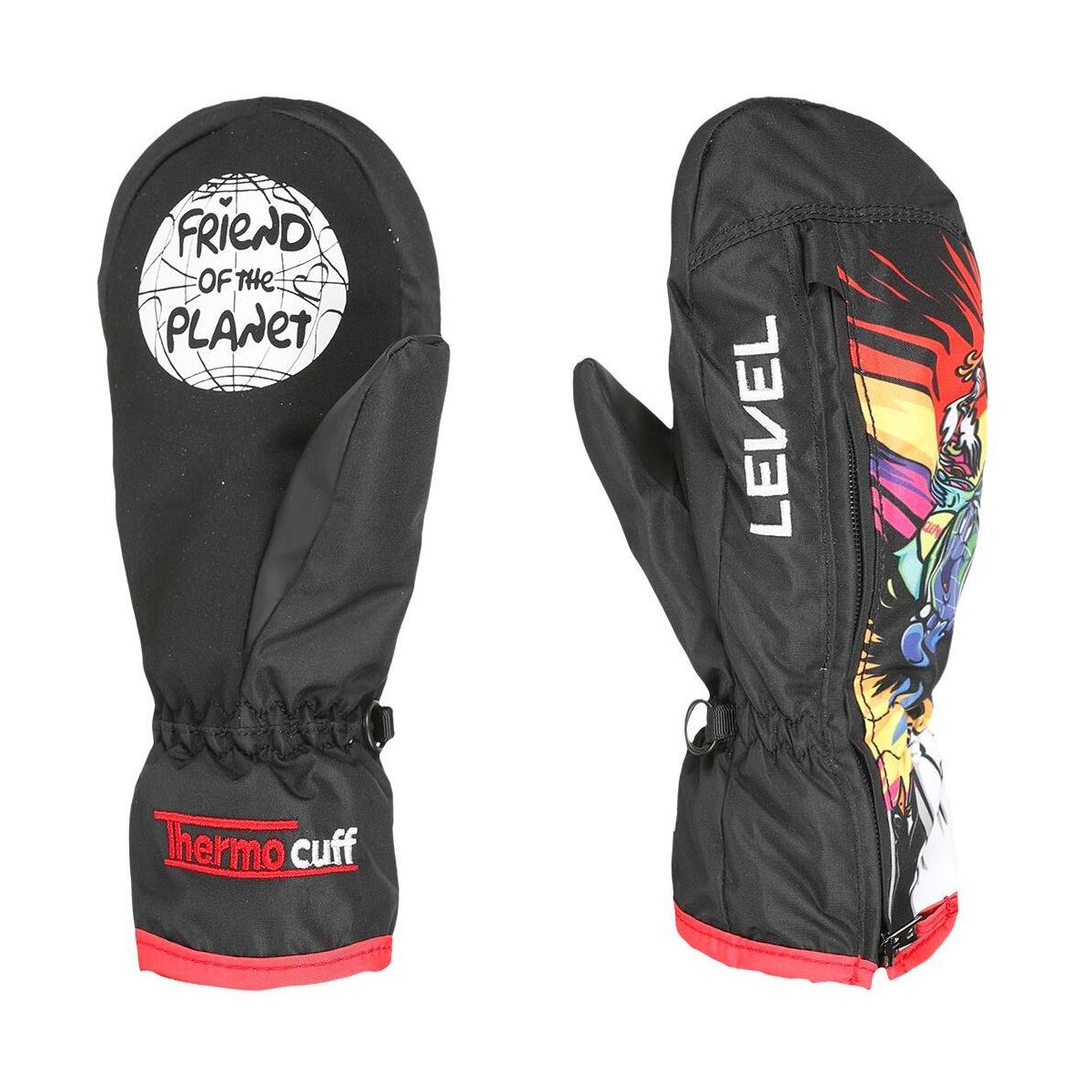 Level Dudy Mitten pk black (43) IV 4183JM-43-IV