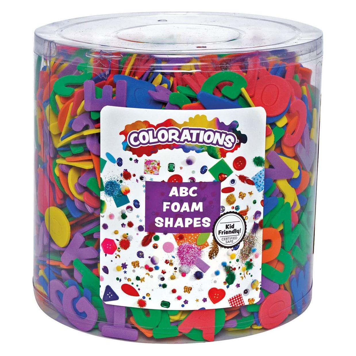 Colorations ABC Schaumstoffbuchstaben im Eimer, 2208 Stück. (39319684)
