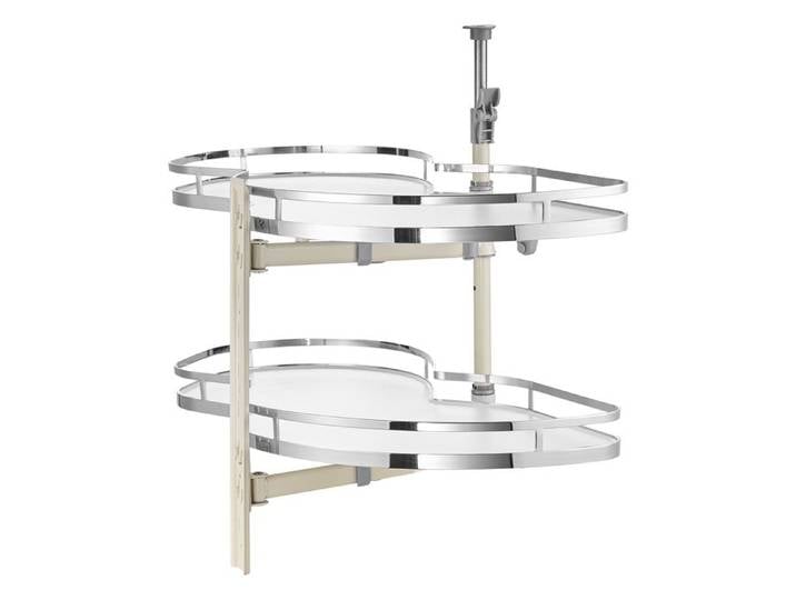 Plateau tournant pour meuble d'angle - VEVOR - DG-668L - Ouverture gauche - 2 niveaux - Charge 32 kg