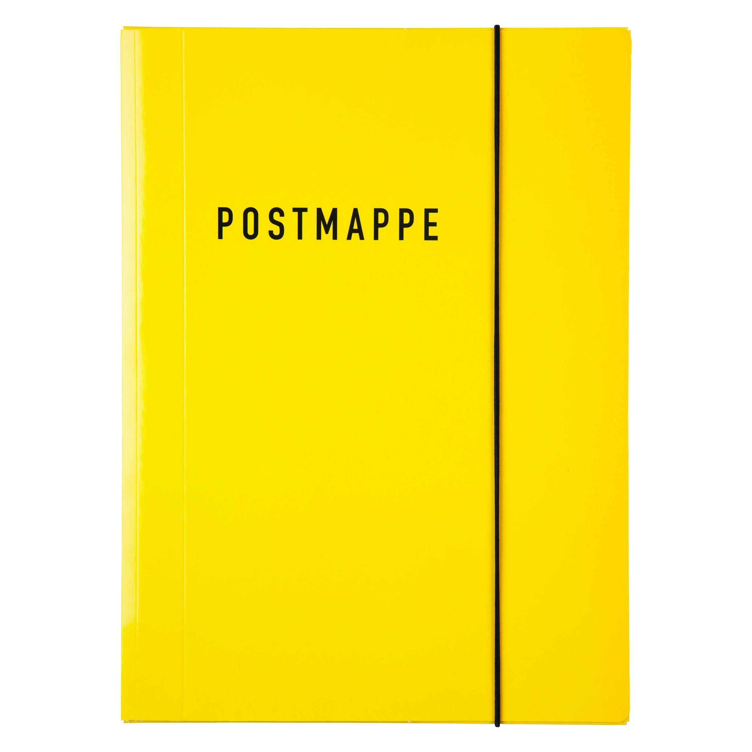 Idena Postmappe A4 mit Gummizug gelb FSC-Mix (A4) (22691804)