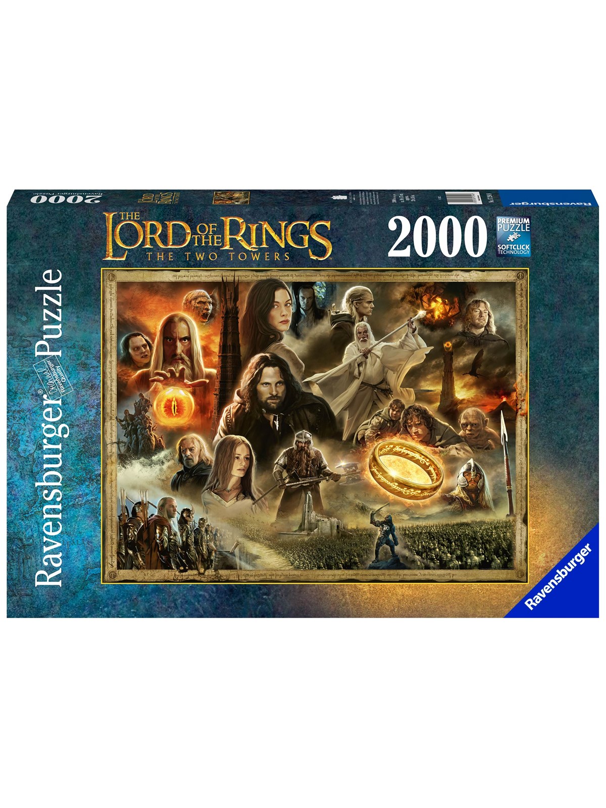 Ravensburger Lord Of The Rings The Two Towers 2000p Block