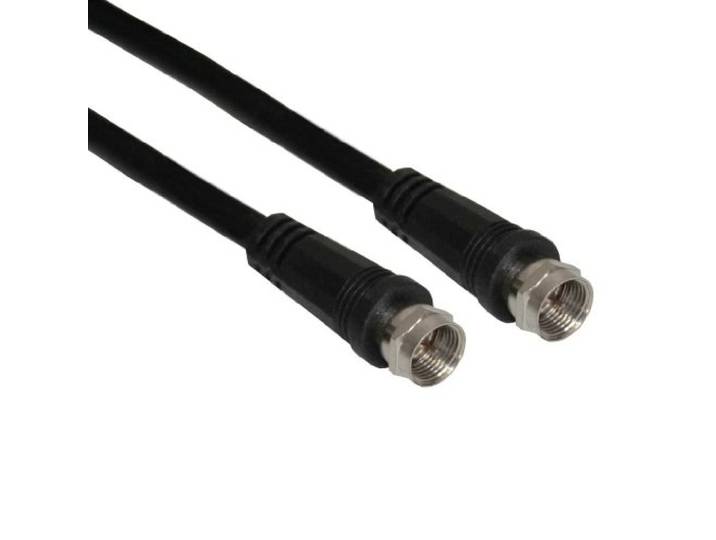 InLine 69305S coaxkabel 5 m F Sat zwart - coaxkabel (5 m, F, F, Sat, vrouwelijke connector/female connector, zwart)