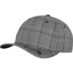 FLEXFIT Unisex 6-Panel Flexfit Glen Check Kappe Klassische Cap 6196