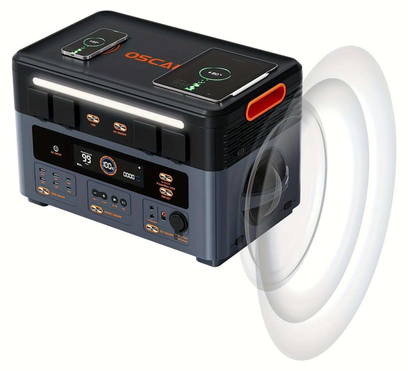 Selius Portable Power Station - Zonnegenerator en Noodstroomvoorziening - Outdoor Accu