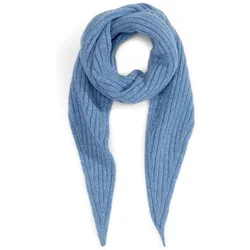 Strick-Dreieckstuch Peter Hahn blau