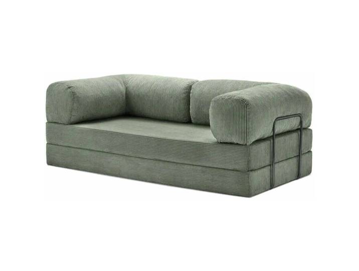 Bettsofa Kanepe Grün Stoff B 160 T 80 cm - Material: Polyester - Bettsofa