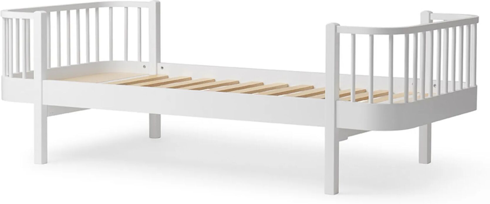 Oliver Furniture Lit Wood 90x200 cm Blanc taille unique