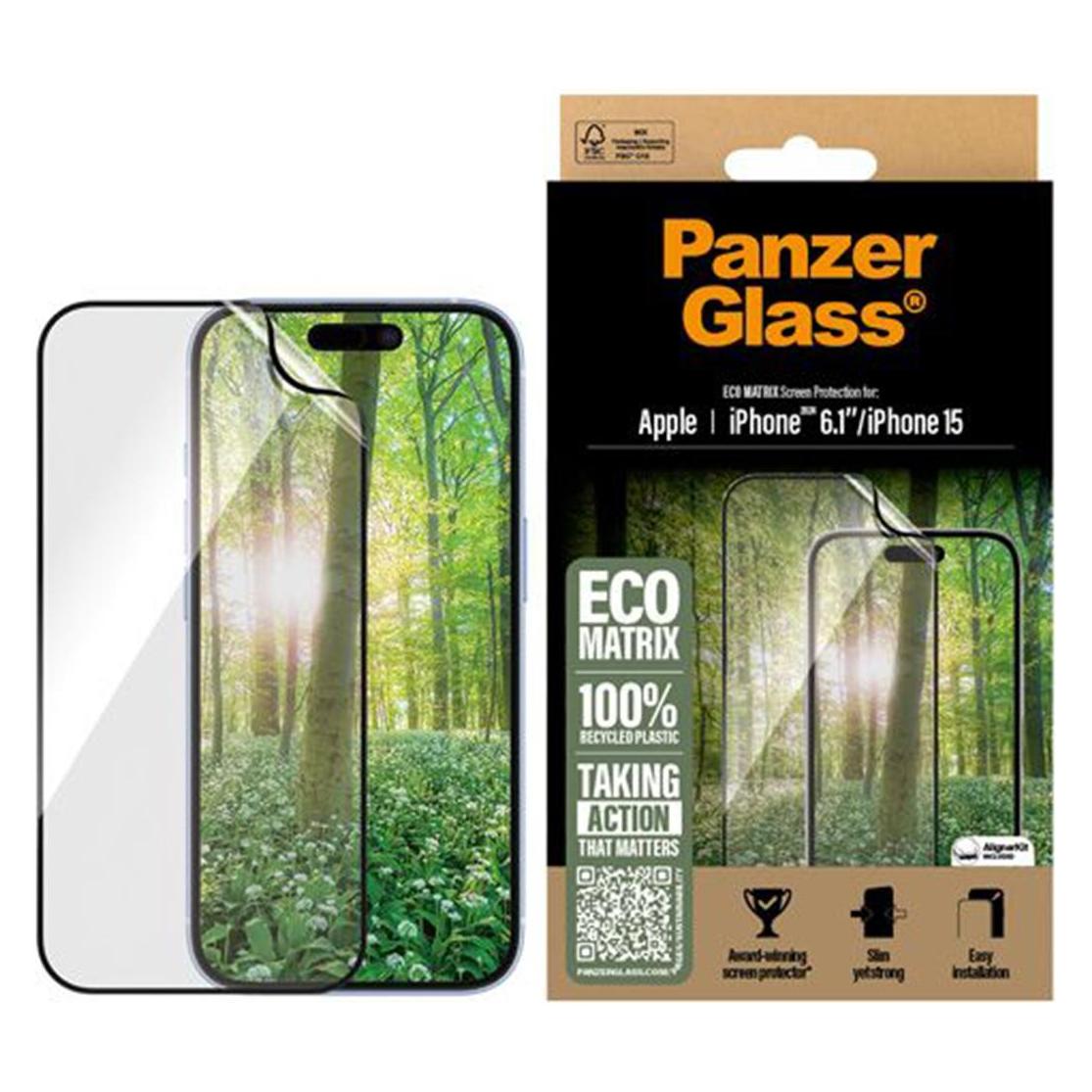 PanzerGlass Matrix (1 Stk., Apple iPhone 15, Apple iPhone 16) (2869)
