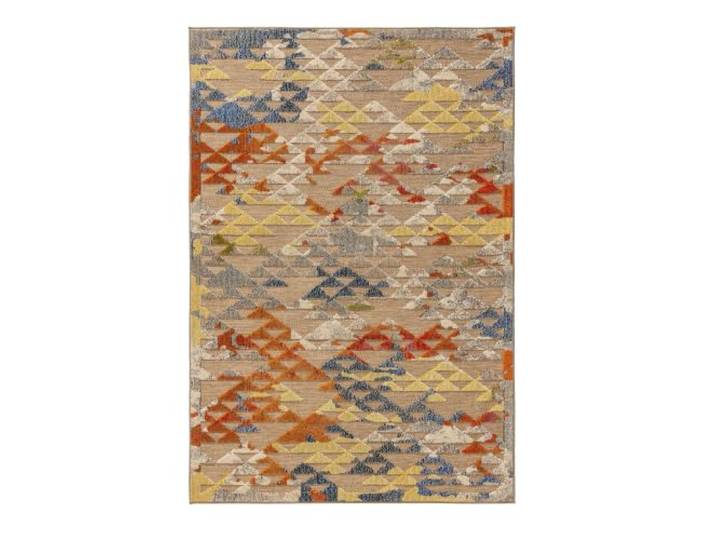benuta Nest In- & Outdoor Teppich Noelia - Multicolor 140x200 cm - Strapazierfähig & Pflegeleicht - Rechteckig für Balkon, Terrasse, Garten - Küchenteppich & Wohnzimmerteppich - Abstrakt, Geometrisch