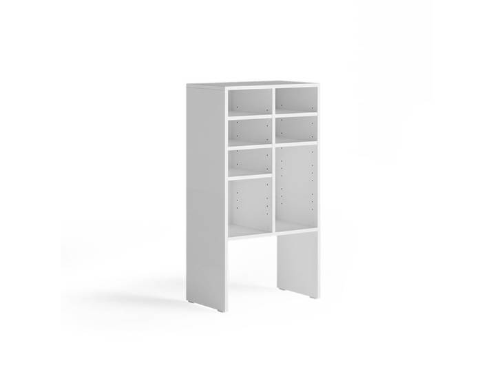 Armoire à chaussures Hermia 53x99cm avec 7 compartiments ouverts Blanc Vicco 62579