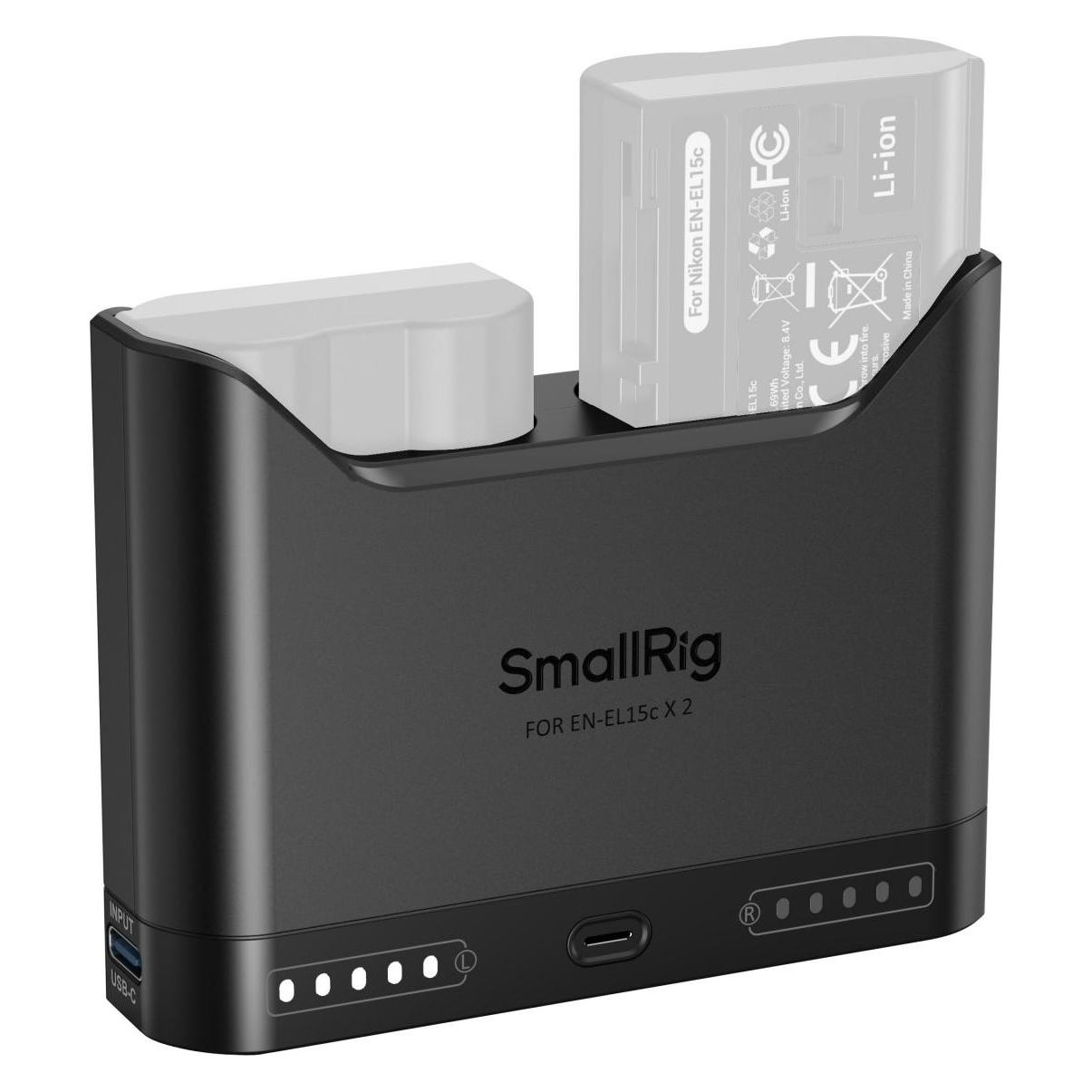 SmallRig 5491 Kamera-Akkuladegerät für EN-EL15c (Kamera Akku Ladegerät) (5491)