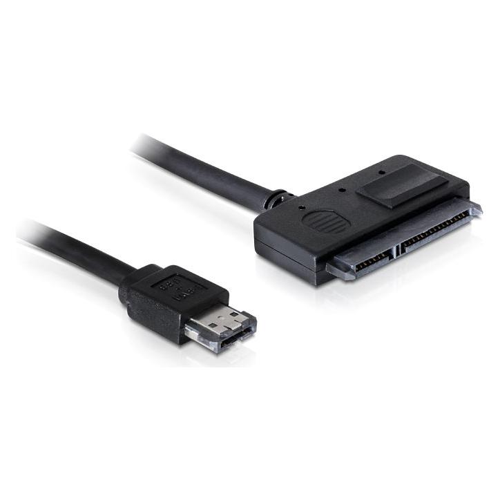 Delock Kabel Power Over eSATA > SATA 22pin (50 cm, eSATA, SATA) (84396)