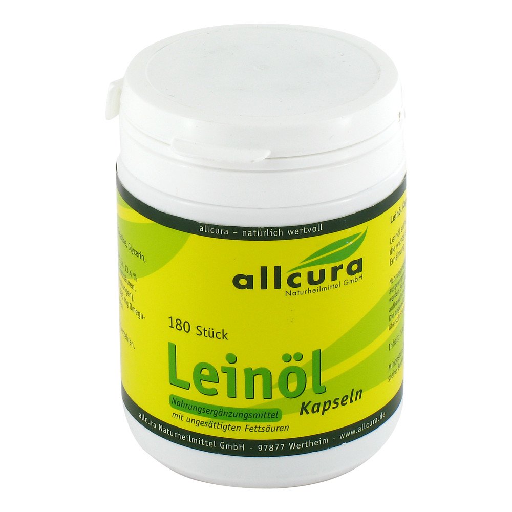 allcura Naturheilmittel GmbH Leinöl Kapseln 03994946