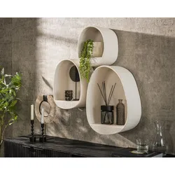 designline »Marmorverbundstoff« Wandregal-3er-Set