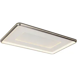 LED-Deckenleuchte Big in Weiß/Dunkelgrau max. 75 W Deckenlampe