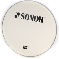 Sonor PW20BL Bass Reso Head White Weiss