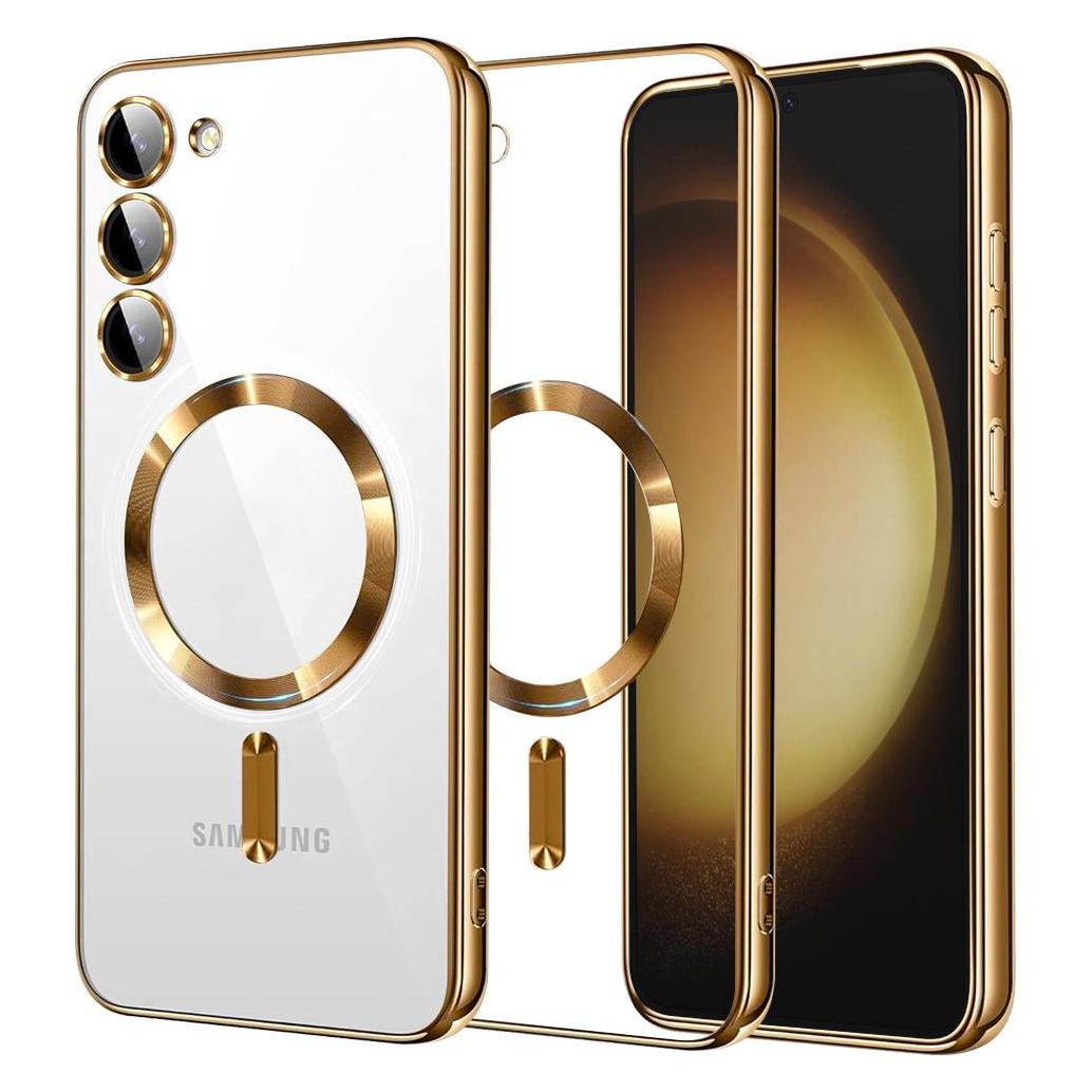 Techsuit - Luxury Crystal MagSafe - Samsung Galaxy S23 Plus - Gold (Samsung Galaxy S23+) (56348770)