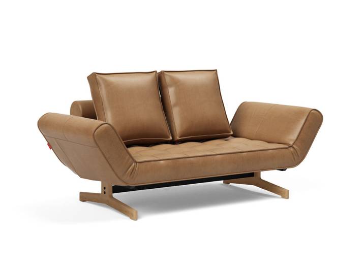 Klappsofa, 80×210 cm Liegefläche, Modern, Kompakt, Innovation Ghia