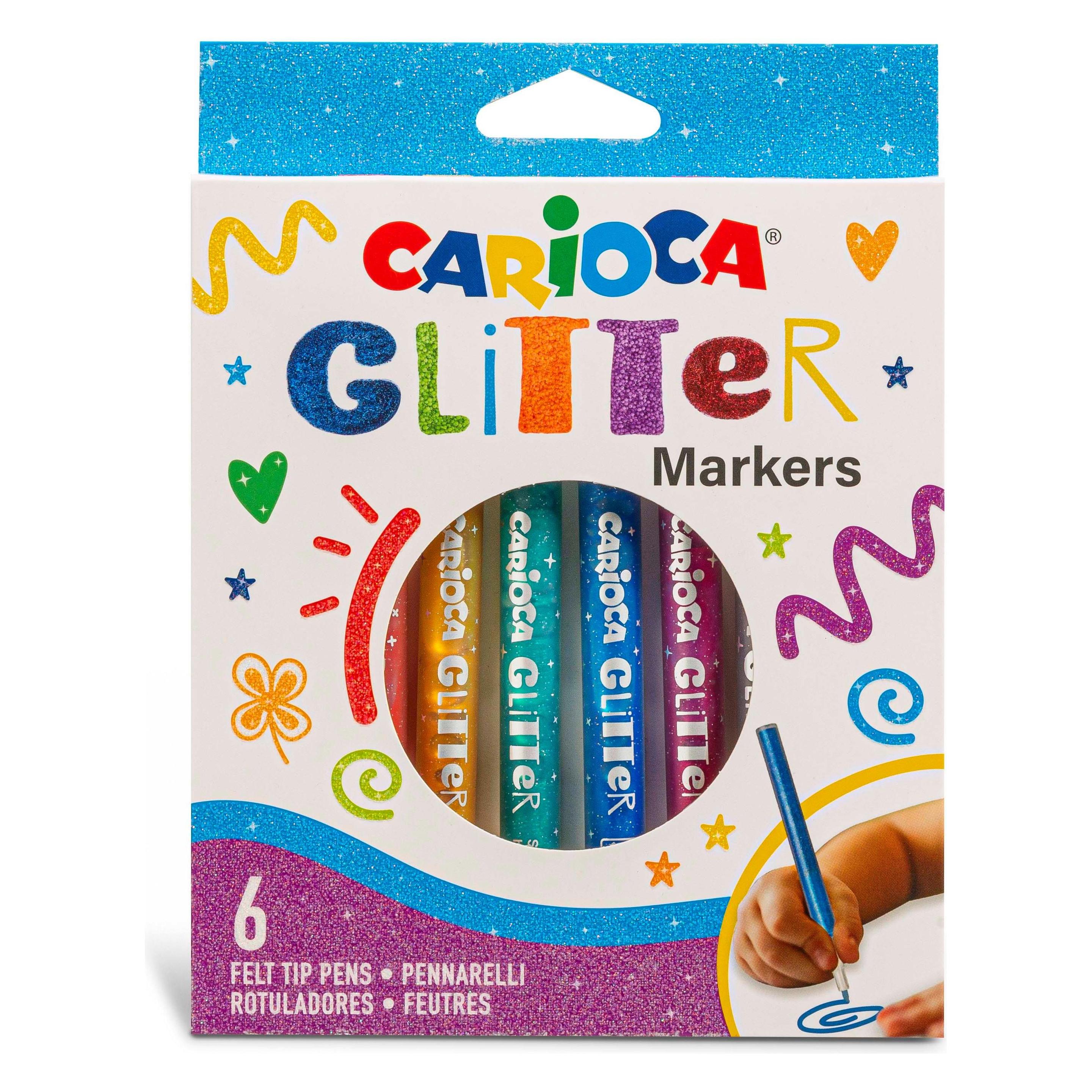 Carioca Glitter Marker (6x) (42190)