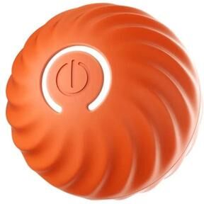 Inspired Finds Smart USB Interactive Moving Dog Ball Toy For Puppies & Active Pets orange