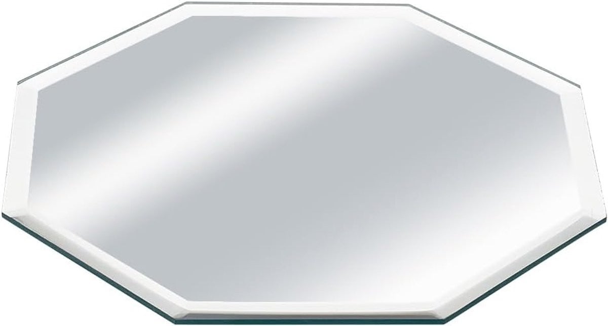 Octagon Spiegel van 3mm Gehard Glas - 15x15cm Wanddecoratie voor Modern Interieur