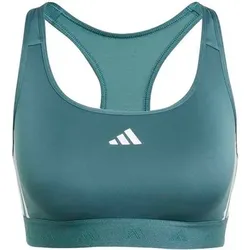 ADIDAS Damen BH Powerreact Training Medium-Support Hyperglam, Größe S/CD in Blau Blau