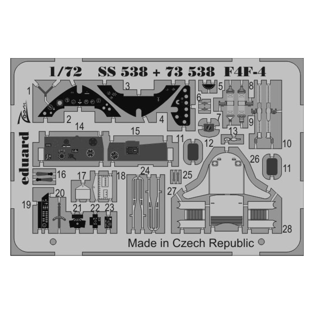 Eduard F4F-4 for Airfix (SS538)