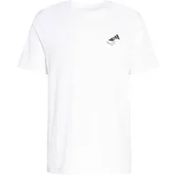 ADIDAS Herren Shirt COFFEE CAFE CHEESECAKE GRAFIK, Größe XS in Weiß Weiß