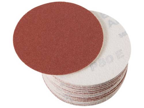Fein 63728096019 Exzenterschleifpapier ungelocht Körnung (num) 80 (Ø) 115mm 50St.