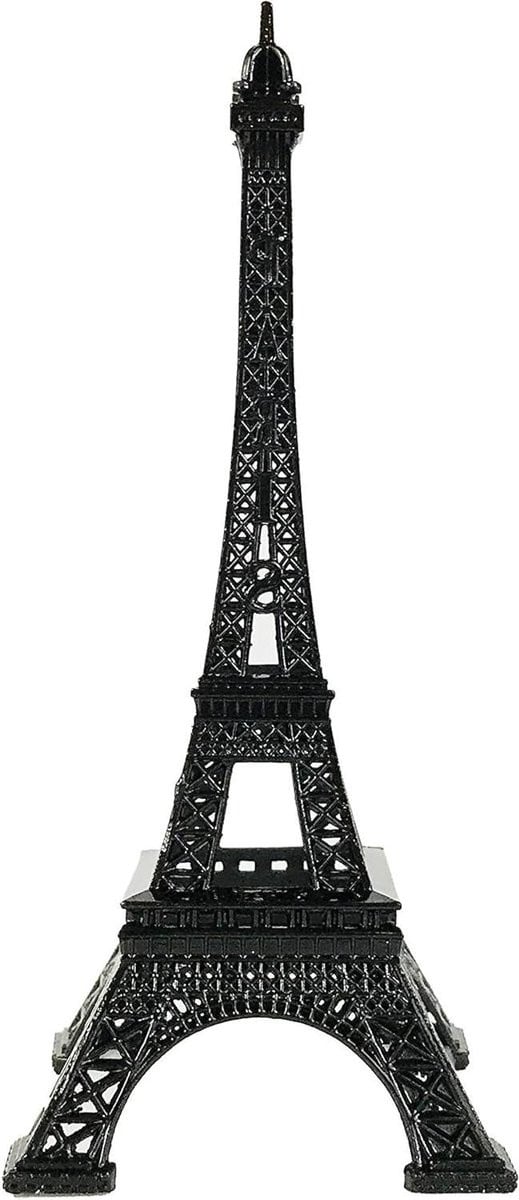 Eiffeltoren Standbeeld Parijs Decoratie Zwart Metaallegering Hoogte: 15,24 cm