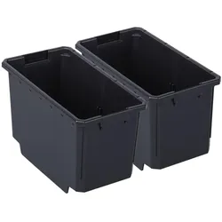 Makita Behälter-Set mittel tief 2 Stück - T-92156