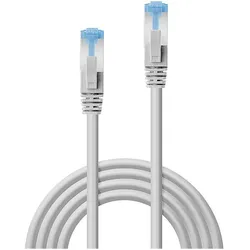 Lindy 10m Cat.6A U/UTP LSZH Kabel grau (U/UTP, CAT6a, 10 m), Netzwerkkabel