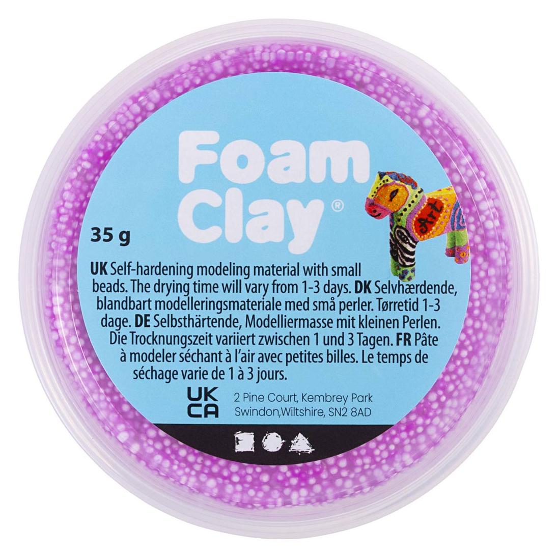 Foam Clay , light lilac, 35 g/ 1 tub (788511)