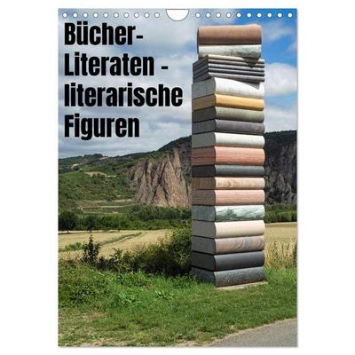 Bücher, Literaten, literarische Figuren (Wandkalender 2026 DIN A4 hoch), CALVENDO Monatskalender
