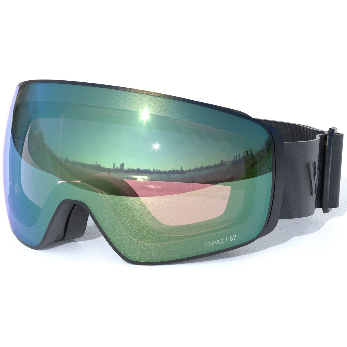Whistler Morzine Topaz V Ski Goggle w/ Magnetic Interchangeable Lens black (1001) One size W254010-1001-One size
