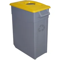 DENOX Zeus Abfallbehälter offen 65 Liter. Farbe Gelb.