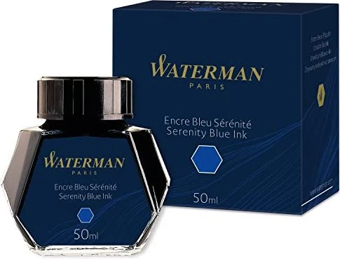 WATERMAN Tinte, blau, Inhalt: 50 ml im Glas